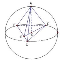 正四面体外接球半径; 棱长为的正四面体的四个顶点都在同一个球面上