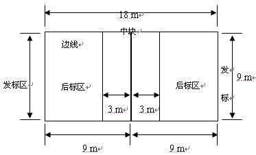 假设排球被击回的初速度方向是水平的,那么可认为排球被击回时做平抛