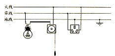 把如图中的拉线开关,螺口灯泡和三孔插座正确地连入家庭电路中(要求用