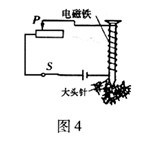如图所示是研究"电磁铁磁性强弱"的实验电路图.开关的 可控制