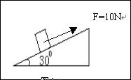 用沿斜面向上10n的力拉木块,请画出这个拉力的示意图