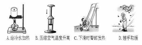 下列现象中,通过热传递来改变内能的是( )