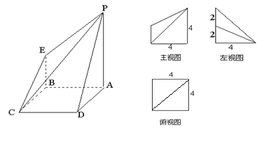 (08年青岛市质检二理) (12分)下图是一几何体的直观图