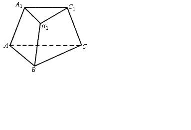 如图,能推断这个几何体可能是三棱台的是)